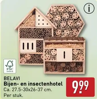 ALDI BELAVI Bijen en insectenhotel aanbieding