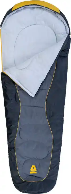 Bol.com Abbey Camp Slaapzak Mummie - Duo Colour - Antraciet - 220 x 80 cm - Berlin-06 aanbieding