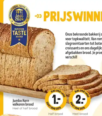 Jumbo Jumbo Korn volkoren brood aanbieding