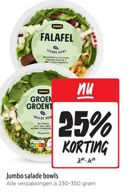 Jumbo Jumbo salade bowls aanbieding