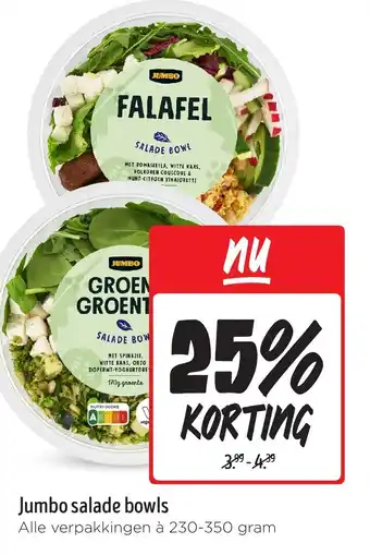 Jumbo Jumbo salade bowls aanbieding