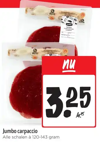 Jumbo Jumbo carpaccio aanbieding