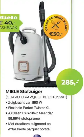 EP Beerepoot Miele stofzuiger aanbieding