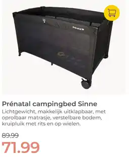 Prenatal Prénatal campingbed Sinne aanbieding