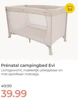 Prenatal Prénatal campingbed Evi aanbieding