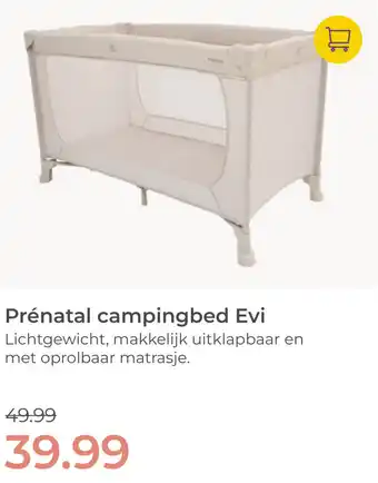 Prenatal Prénatal campingbed Evi aanbieding