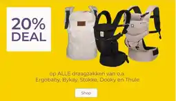 Prenatal Op alle draagzakken van o.a. ergobaby, bykay, stokke, dooky en thule aanbieding