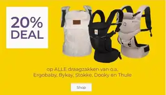 Prenatal Op alle draagzakken van o.a. ergobaby, bykay, stokke, dooky en thule aanbieding