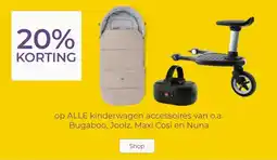Prenatal Op alle kinderwagen accessoires van o.a. bugaboo, joolz, maxi cosi en nuna aanbieding