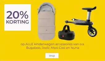 Prenatal Op alle kinderwagen accessoires van o.a. bugaboo, joolz, maxi cosi en nuna aanbieding