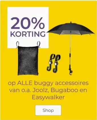 Prenatal Op alle buggy accessoires van o.a. joolz, bugaboo en easywalker aanbieding