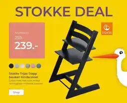 Prenatal Stokke Tripp Trapp beuken Kinderstoel aanbieding
