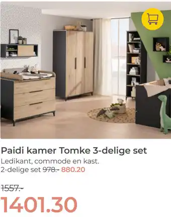 Prenatal Paidi kamer Tomke 3-delige set aanbieding