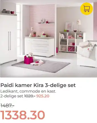 Prenatal Paidi kamer Kira 3-delige set aanbieding