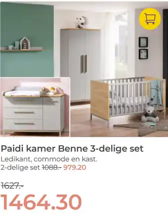 Prenatal Paidi kamer Benne 3-delige set aanbieding