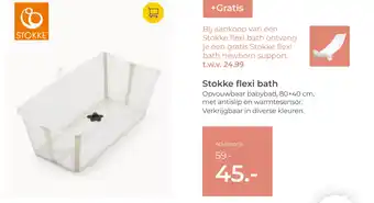 Prenatal Stokke flexi bath aanbieding