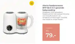 Prenatal Alecto foodprocessor BFP 66 5 in 1 gezonde babyvoeding aanbieding