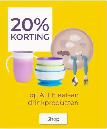 Prenatal op ALLE eet en drinkproducten aanbieding