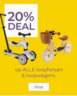 Prenatal op ALLE loopfietsen & loopwagens aanbieding
