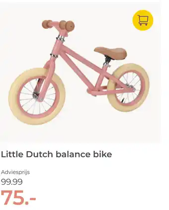 Prenatal Little Dutch balance bike aanbieding