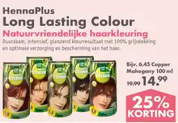 Gezond & Wel HennaPlus Long Lasting Colour aanbieding