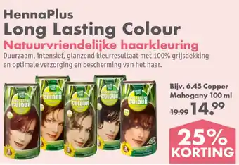 Gezond & Wel HennaPlus Long Lasting Colour aanbieding