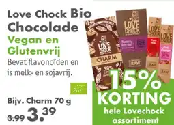 Gezond & Wel Love Chock Bio Chocolade aanbieding