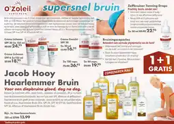 Gezond & Wel O'Zoleil SUNSCREEN en Jacob Hooy Haarlemmer Bruin aanbieding