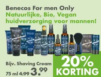 Gezond & Wel Benecos For men Only aanbieding