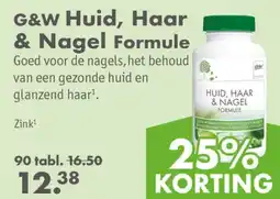 Gezond & Wel G&W Huid, Haar & Nagel Formule aanbieding