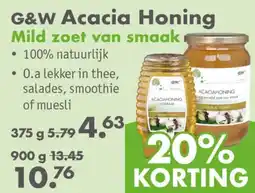 Gezond & Wel G&W Acacia Honing aanbieding
