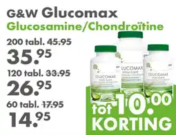 Gezond & Wel G&W Glucomax Glucosamine/Chondroitine aanbieding