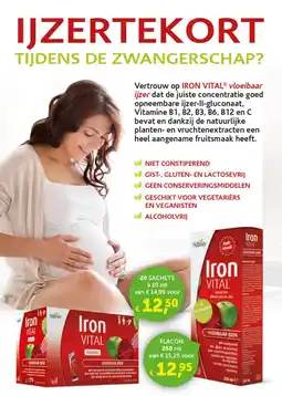 Gezond & Wel IRON VITAL vloeibaar ijzer aanbieding