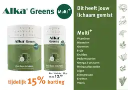 Gezond & Wel Alka Greens Multi + aanbieding