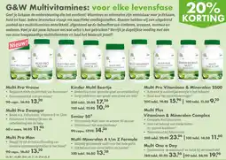Gezond & Wel G&W Multivitamines aanbieding