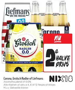 Jumbo Corona, Grolsch Radler of Liefmans aanbieding