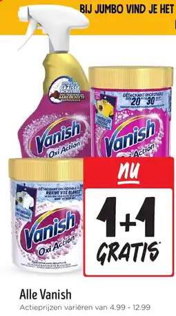 Jumbo Alle Vanish aanbieding