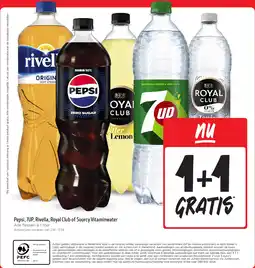 Jumbo Pepsi, 7UP, Rivella, Royal Club of Sourcy Vitaminwater aanbieding