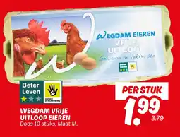 Dekamarkt Wegdam eieren vrije uitloop aanbieding