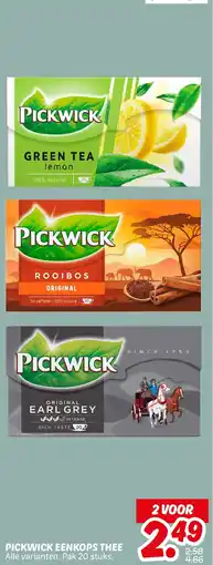 Dekamarkt Pickwick eenkops thee aanbieding