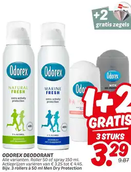 Dekamarkt Odorex deodorant aanbieding