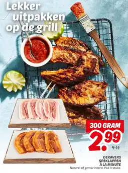 Dekamarkt Dekavers speklappen a la minute aanbieding