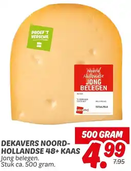 Dekamarkt Dekavers noord hollandse 48+ kaas aanbieding