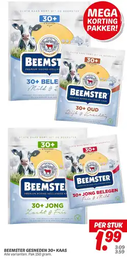 Dekamarkt Beemster gesneden 30+ kaas aanbieding