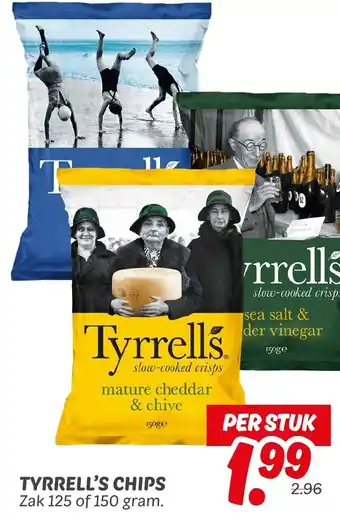Dekamarkt Tyrrell's chips aanbieding