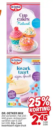 Dekamarkt Dr. Oetker mix aanbieding