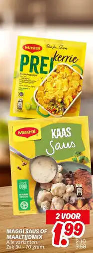 Dekamarkt Maggi saus of maaltijdmix alle varianten. aanbieding