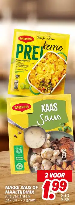Dekamarkt Maggi saus of maaltijdmix alle varianten. aanbieding