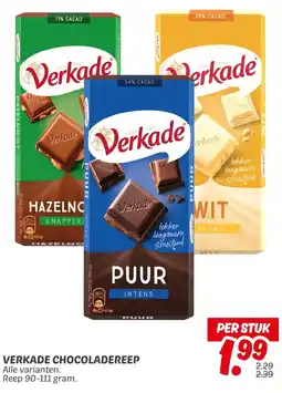 Dekamarkt Verkade chocoladereep aanbieding