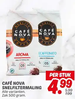 Dekamarkt Café nova snelfiltermaling aanbieding